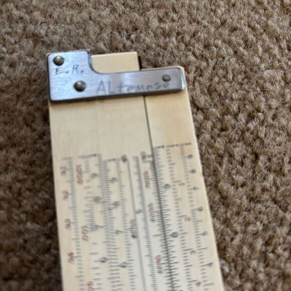 Keuffel & Esser K-E 4081-3 Engineer’s Slide Rule In Leather Case - Picture 10 of 10